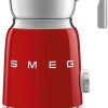 Smeg MFF11RDEU Melkopschuimer Rood Prijs € 161.00