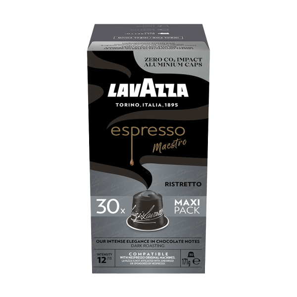 Lavazza Espresso Maestro Ristretto - 30 koffiecups Voordeelprijs € 11.49