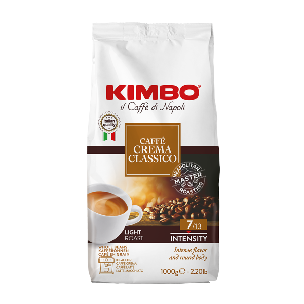 Kimbo Caffè Crema Classico - koffiebonen 1 KG Voordeelprijs € 14.99