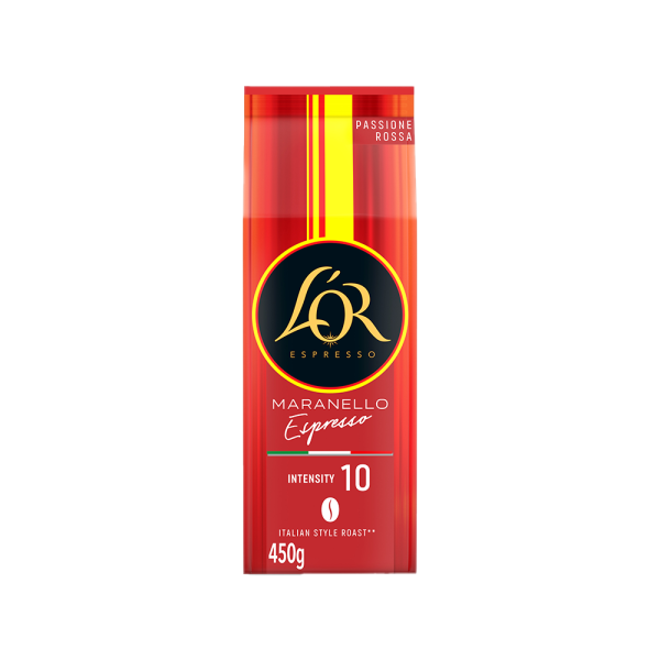 L&apos;OR Maranello Espresso - koffiebonen 450 GR Voordeelprijs € 10.59