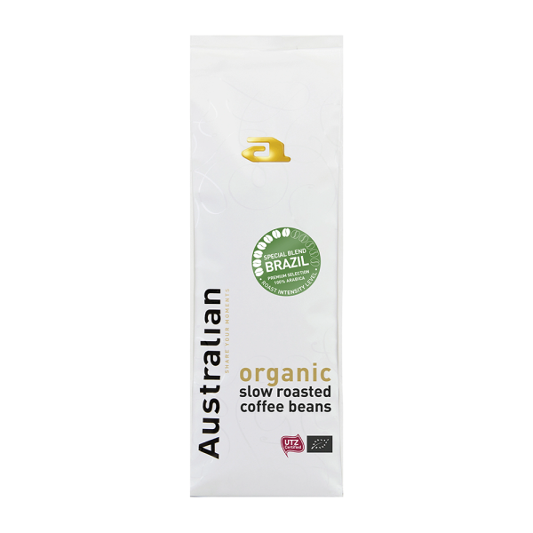 Australian Organic Brazil - Bio koffiebonen 750 GR Voordeelprijs € 19.99