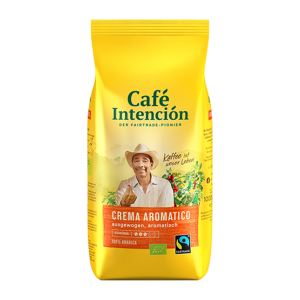 Café Intención Crema Aromatico - Bio koffiebonen, 1 KG Voordeelprijs € 20.69