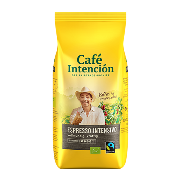 Café Intención Espresso Intensivo - Bio koffiebonen, 1 KG Voordeelprijs € 20.69