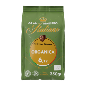 Gran Maestro Italiano Organica - Bio koffiebonen 250 GR Voordeelprijs € 6.39