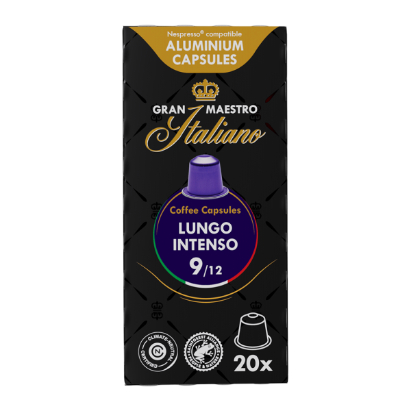 Gran Maestro Italiano Lungo Intenso - 20 koffiecups Voordeelprijs € 5.99