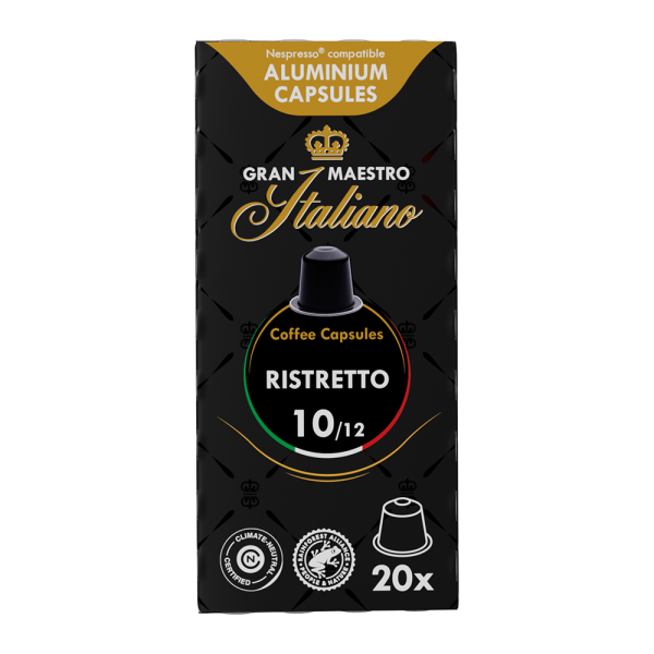 Gran Maestro Italiano Ristretto - 20 koffiecups Voordeelprijs € 5.99