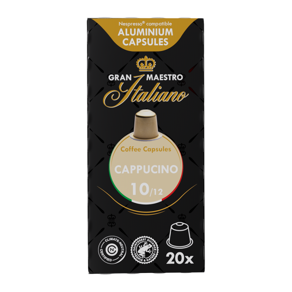 Gran Maestro Italiano Cappuccino - 20 koffiecups Voordeelprijs € 5.99