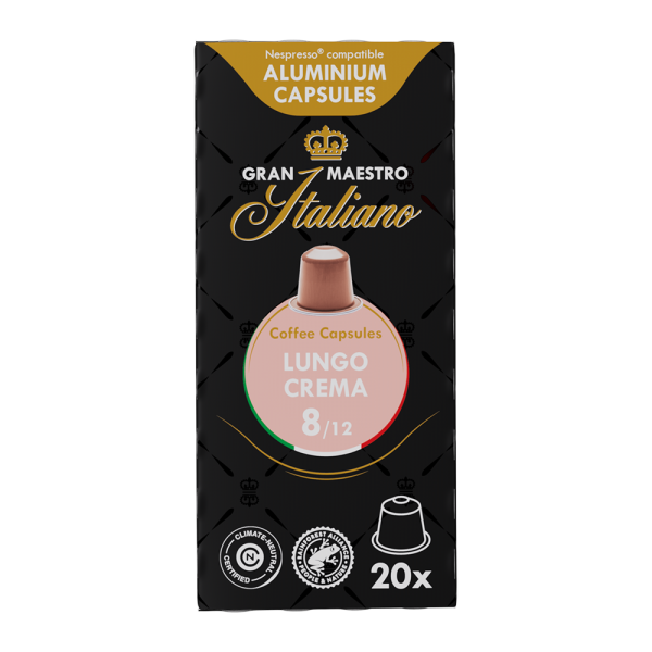 Gran Maestro Italiano Lungo Crema - 20 koffiecups Voordeelprijs € 5.99