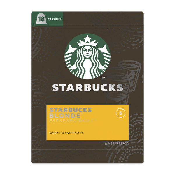 Starbucks Blonde Roast - 18 koffiecups Voordeelprijs € 7.79