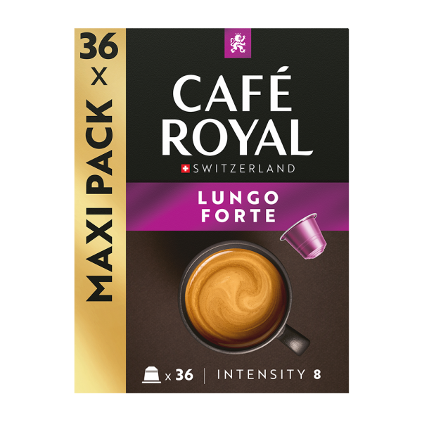 Café Royal Lungo Forte - 36 koffiecups Voordeelprijs € 11.69