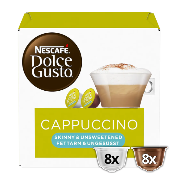 Dolce Gusto Cappuccino Skinny - 16 cups Voordeelprijs € 6.79