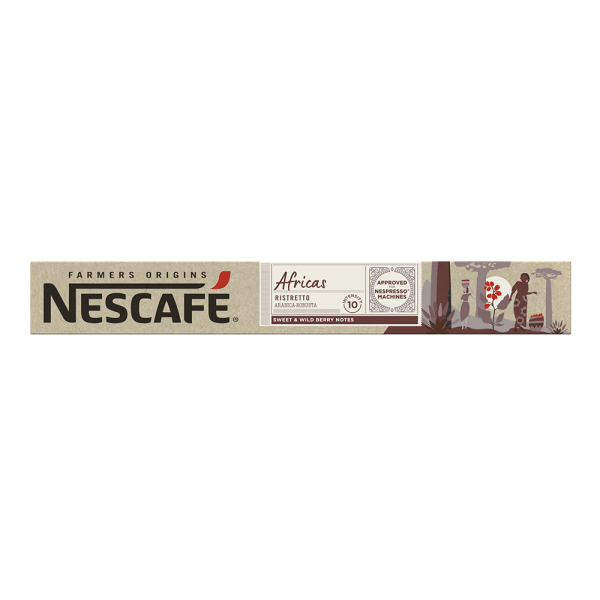 Nescafé Farmers Origins - Africa Ristretto - 10 cups Voordeelprijs € 0.00