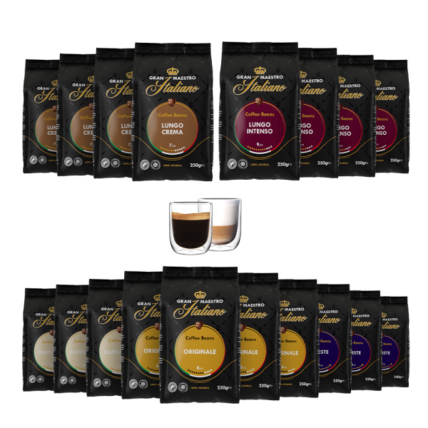 Gran Maestro Italiano - koffiebonen - 4.5 KG Voordeelprijs € 60.00