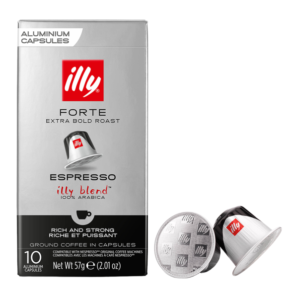 illy Forte - 10 koffiecups Voordeelprijs € 4.69