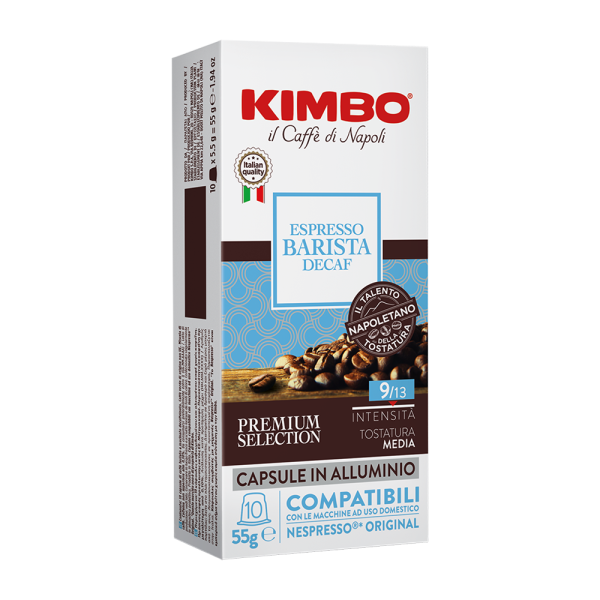Kimbo Espresso Barista Decaf - 10 cups Voordeelprijs € 3.29