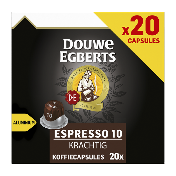 Douwe Egberts Espresso Krachtig - 20 koffiecups Voordeelprijs € 5.79