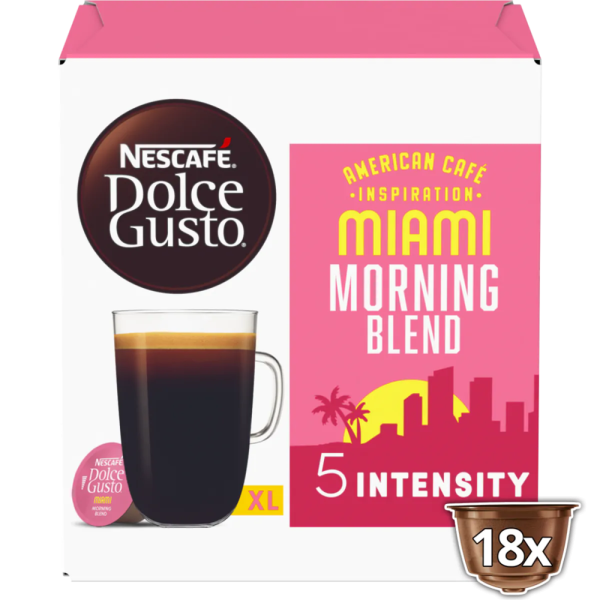 Dolce Gusto Miami Morning Blend - 18 cups Voordeelprijs € 6.79