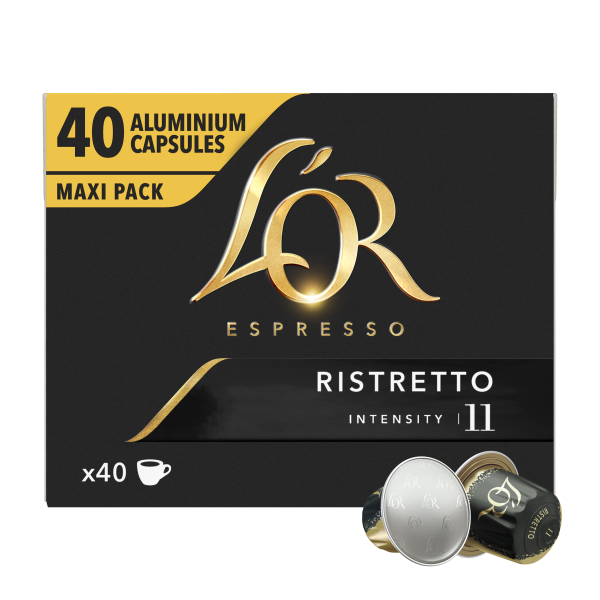 L&apos;OR Espresso Ristretto 11 - 40 koffiecups Voordeelprijs € 14.89