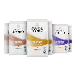 Celeste D&apos;Oro Proefpakket Finest Selection - koffiebonen 1,5 KG Voordeelprijs € 35.00