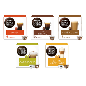 Dolce Gusto proefpakket - 80 cups Voordeelprijs € 32.00