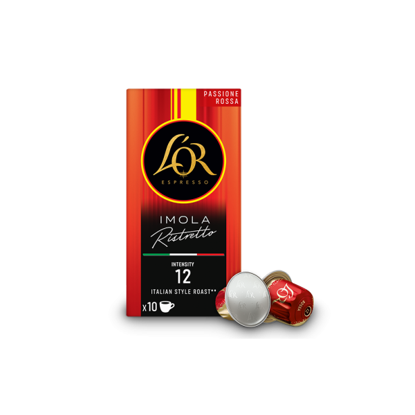 L&apos;OR Imola Ristretto - 10 koffiecups Voordeelprijs € 4.19