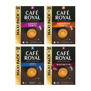Proefpakket Café Royal Hardlopers - 144 koffiecups Voordeelprijs € 44.00