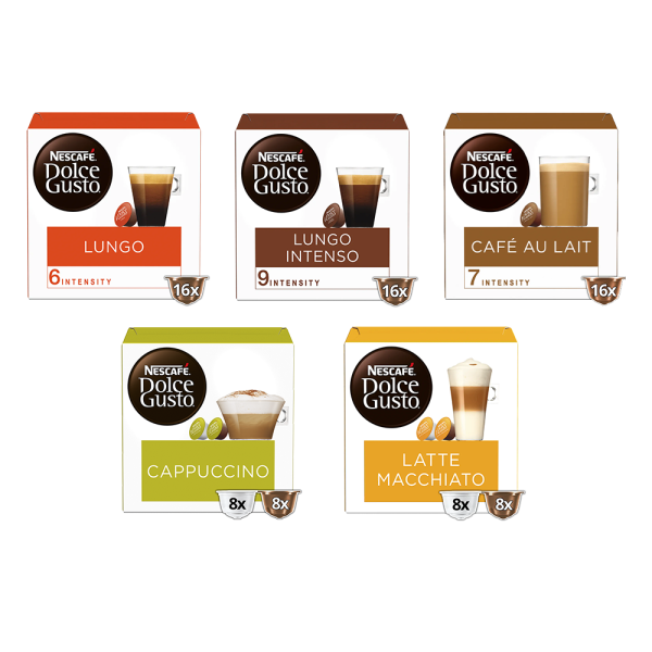 Dolce Gusto proefpakket - 80 cups Voordeelprijs € 34.95