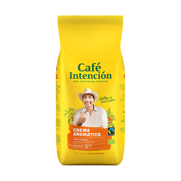 Café Intención Crema Aromatico - Bio koffiebonen, 1 KG Voordeelprijs € 21.49