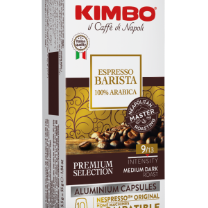 Kimbo Espresso Barista 100% Arabica - 10 koffiecups Voordeelprijs € 3.39