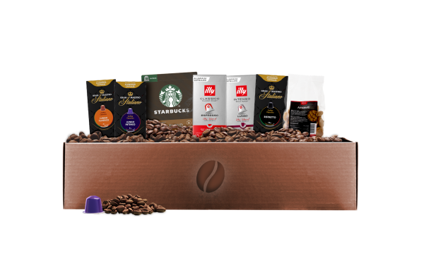 Welkomstpakket Topfavorieten - 98 koffiecups Voordeelprijs € 29.95