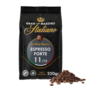 Gran Maestro Italiano - koffiebonen - Espresso Forte (250 gram) Voordeelprijs € 6.69