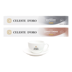 Celeste d'Oro 2 x 10 koffiecups Voordeelprijs € 30.00