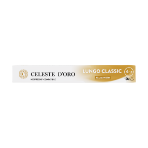 Celeste d&apos;Oro Finest Lungo Classic - 10 koffiecups Voordeelprijs € 3.59