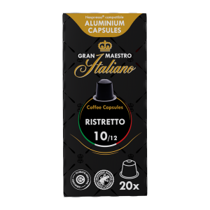 Gran Maestro Italiano Ristretto - 20 koffiecups Voordeelprijs € 5.99