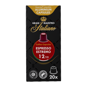 Gran Maestro Italiano Espresso Estremo - 20 koffiecups Voordeelprijs € 5.09
