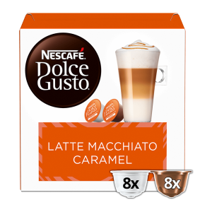 Dolce Gusto Latte Macchiato Caramel - 16 cups Voordeelprijs € 6.79