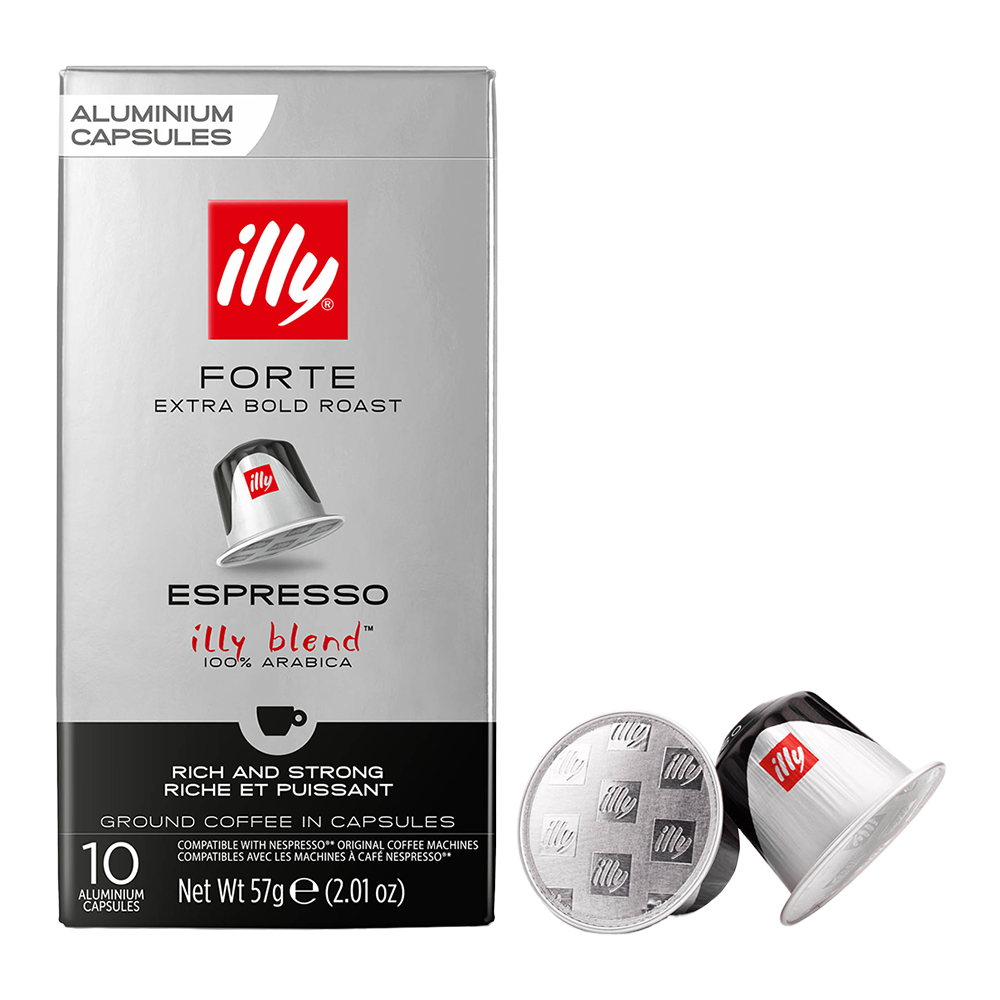 illy Forte - 10 koffiecups Voordeelprijs € 4.29