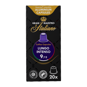 Gran Maestro Italiano Lungo Intenso - 20 koffiecups Voordeelprijs € 5.09