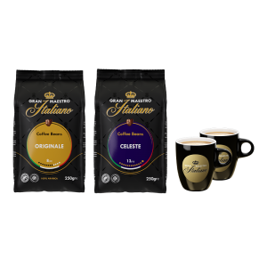 Gran Maestro Italiano 2 x 250 gr koffiebonen Voordeelprijs € 30.00