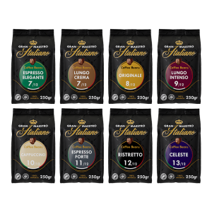 Proefpakket - Italiaanse favorieten - 2 KG koffiebonen Voordeelprijs € 38.00