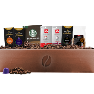 Welkomstpakket Topfavorieten - 98 koffiecups Voordeelprijs € 29.95