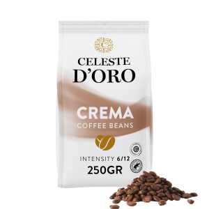 Celeste d'Oro - koffiebonen - Finest Crema (250 gram) Voordeelprijs € 6.59