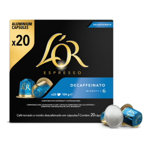 L'OR Espresso Decaffeinato - 20 koffiecups Voordeelprijs € 8.29